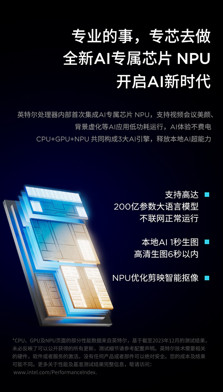 便携式计算机 联想/LENOVO 小新Pro14 酷睿 Ultra9 185H 32GB 1TB  集成显卡   Windows 11   2年